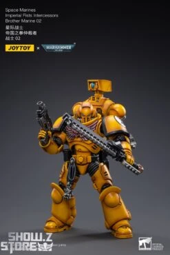 JoyToy Source 1/18 Warhammer 40K Imperial Fists Intercessors Brother Marine 02 -Prime Collectibles Store 00c0663cda