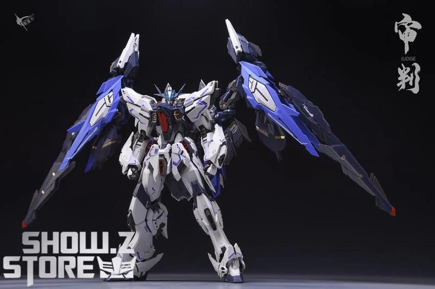 Zero_G Studio 1/100 MG Judge Gundam Model Kit Blue Version 5 Zero_G Studio 1/100 MG Judge Gundam Model Kit Blue Version - Image 3