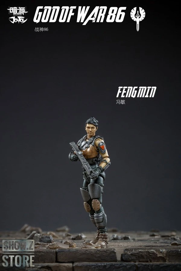 JoyToy Source Acid Rain 1/25 God Of War 86 Medium-Sized Mecha Figure Set Silver Black Version 14 JoyToy Source Acid Rain 1/25 God Of War 86 Medium-Sized Mecha Figure Set Silver Black Version - Image 12