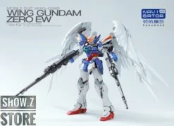 Navigator Toys Pre-Painted & Pre-Assembled Bandai XXXG-00W0 Wing Gundam Zero EW Ver.Ka -Prime Collectibles Store 03c37f533f