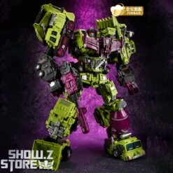 Jinbao DF03 Builder.D Devastator Green Version Set Of 6 Oversized Version -Prime Collectibles Store 0591167074