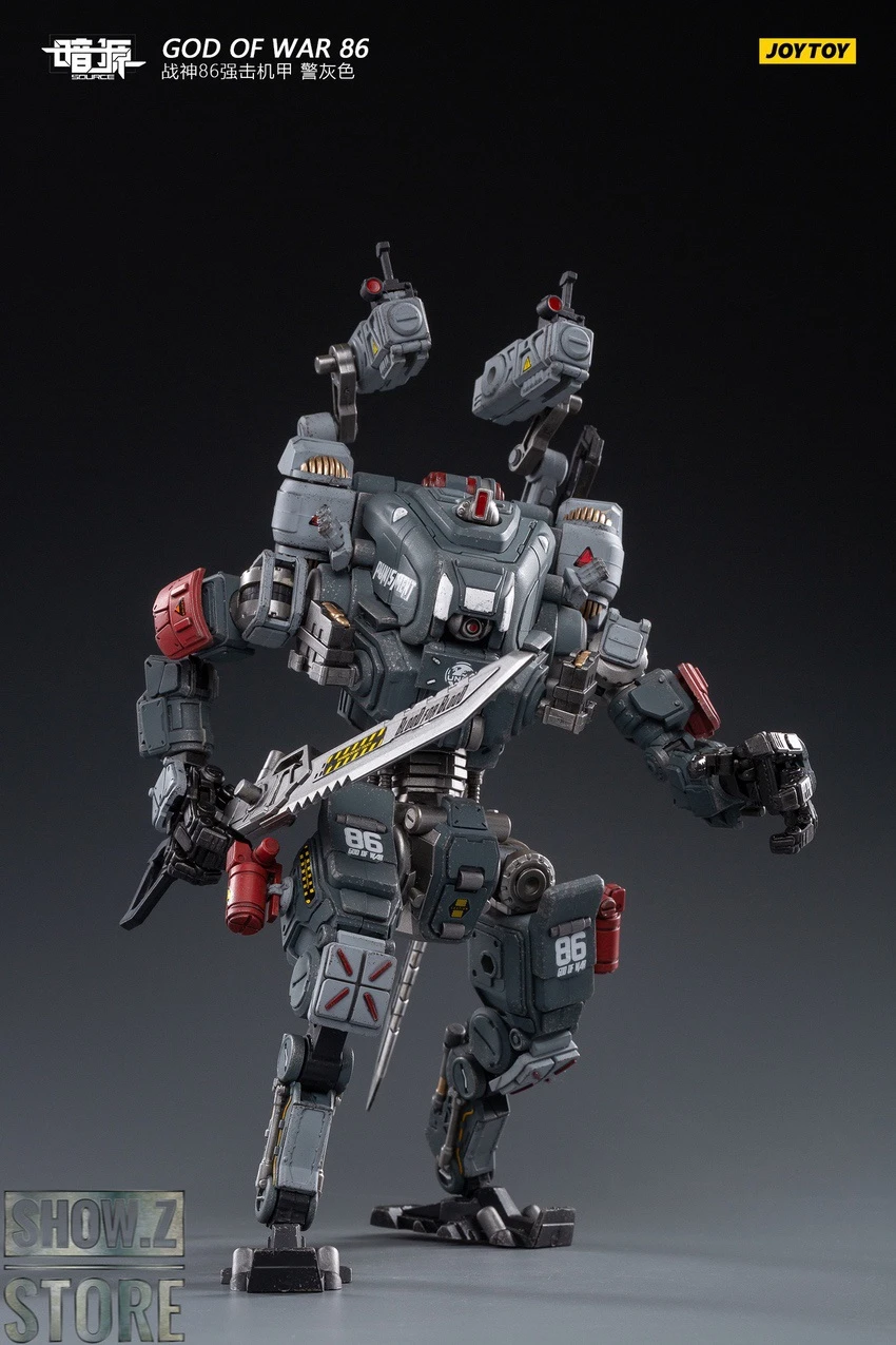 JoyToy Source 1/24 God Of War 86 Mecha W/ Pilot Grey Version 7 JoyToy Source 1/24 God Of War 86 Mecha W/ Pilot Grey Version - Image 5