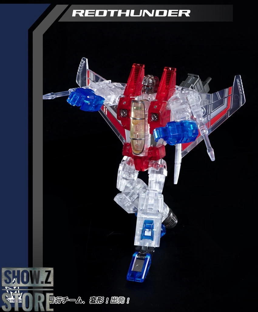MechFansToys MF-31B RedThunder Starscream Clear Version 11 MechFansToys MF-31B RedThunder Starscream Clear Version - Image 9