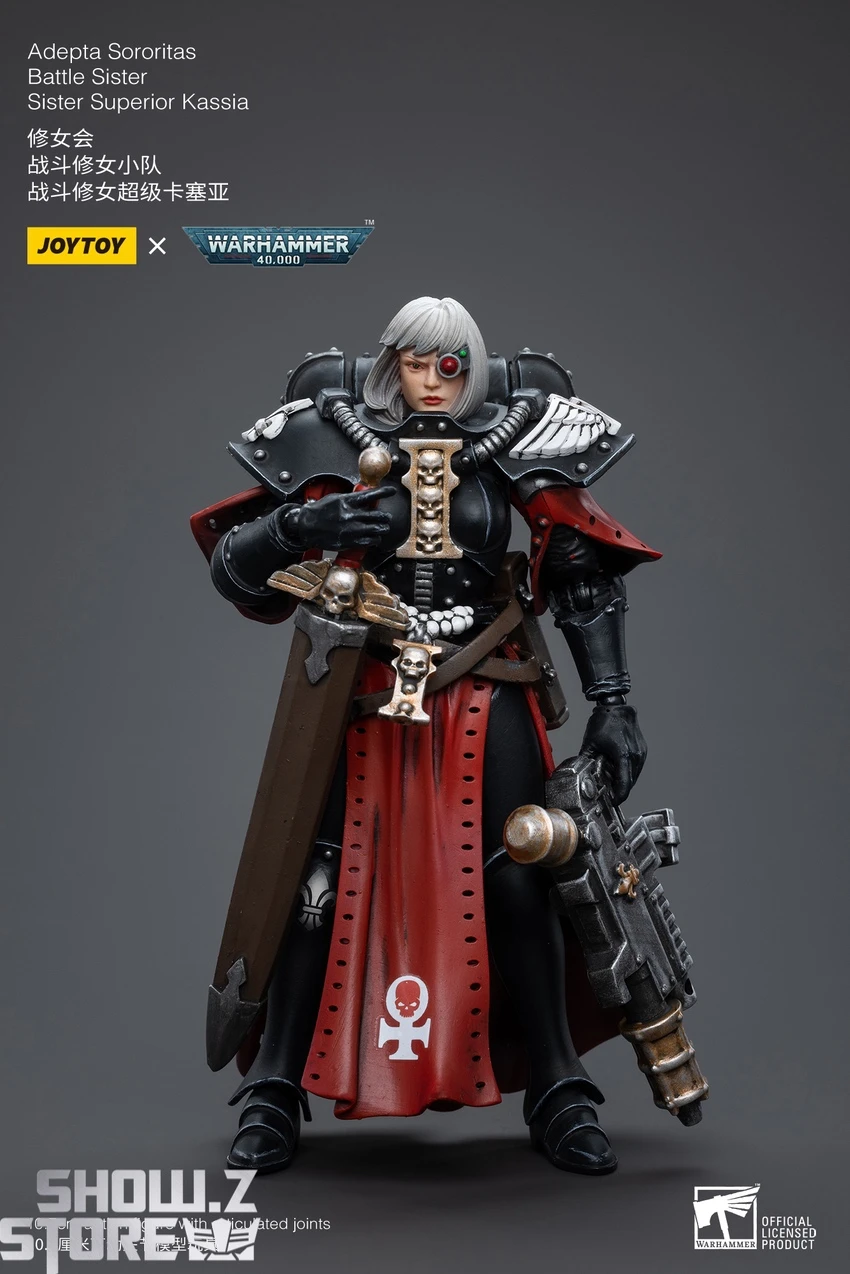 JoyToy Source 1/18 Warhammer 40K Adepta Sororitas Battle Sister Sister Superior Kassia 7 JoyToy Source 1/18 Warhammer 40K Adepta Sororitas Battle Sister Sister Superior Kassia - Image 5