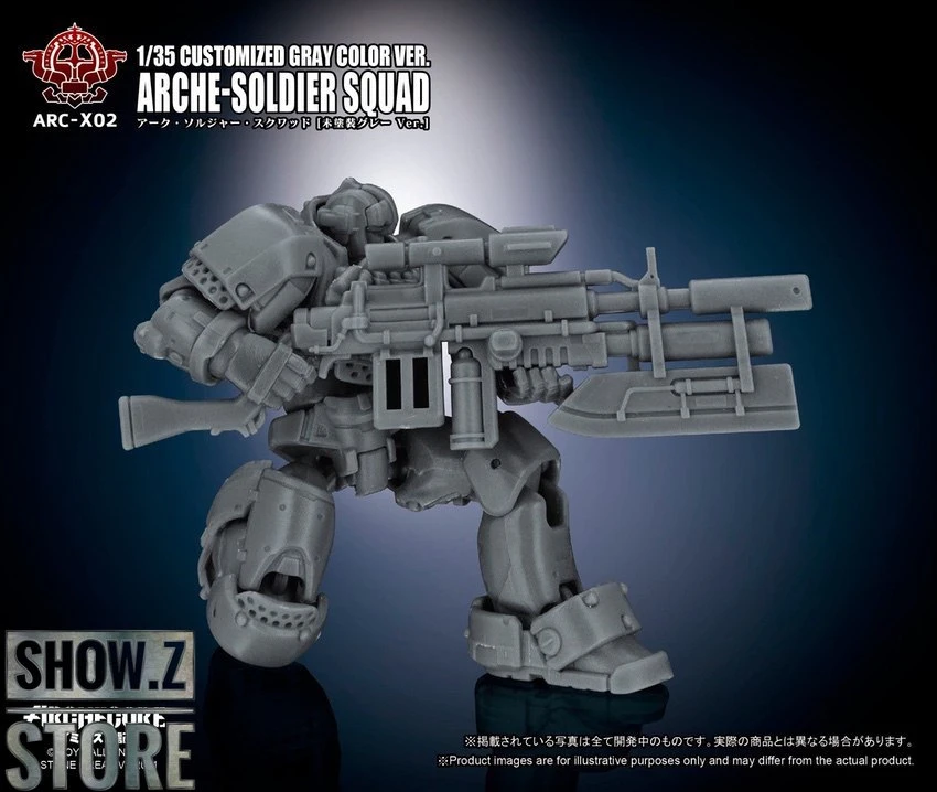 Toys Alliance ARC-X02 Arche-Soldier Squad Limited Gray Color Version 13 Toys Alliance ARC-X02 Arche-Soldier Squad Limited Gray Color Version - Image 11
