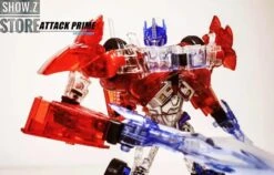 APC Toys APC-001 Attack Prime TFP Optimus Prime Clear Version W/ Black Wheels -Prime Collectibles Store 0f63764870