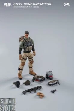 JoyToy Source 1/25 H05 Steel Bone Heavy Firepower Mecha W/ Pilot Gray Version -Prime Collectibles Store 0f7a9cf39c