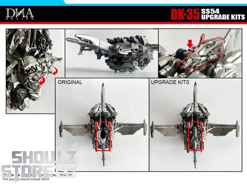 DNA Design DK-35 Upgrade Kit For SS54 Megatron W/ Bonus 9 DNA Design DK-35 Upgrade Kit For SS54 Megatron W/ Bonus - Image 7
