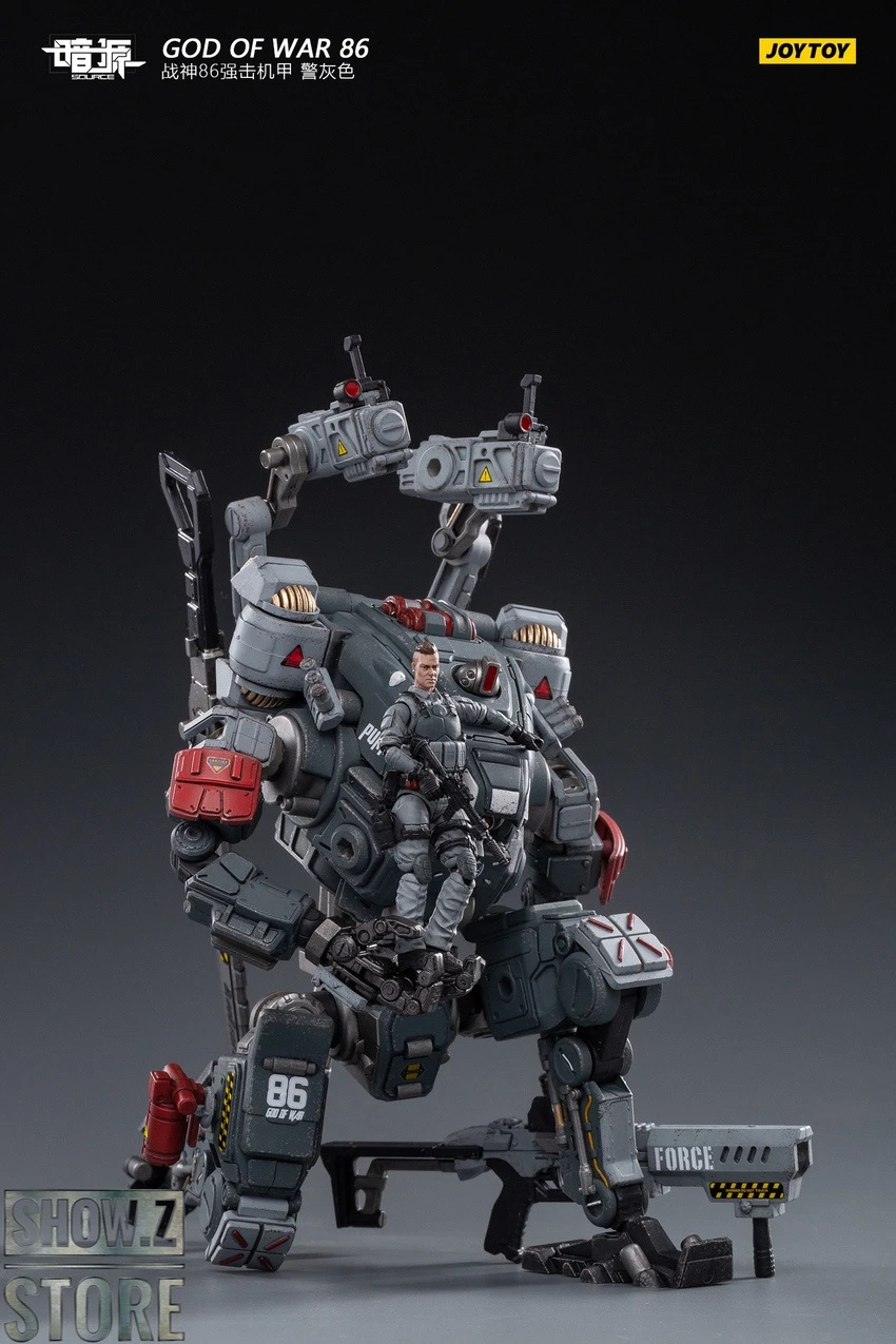 JoyToy Source 1/24 God Of War 86 Mecha W/ Pilot Grey Version 12 JoyToy Source 1/24 God Of War 86 Mecha W/ Pilot Grey Version - Image 10