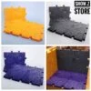 Magic Scenery Display Bases 4 Pieces (Grey, Purple, Yellow)