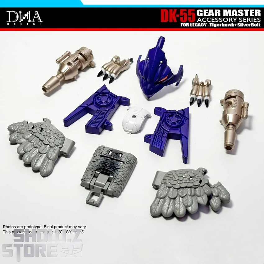 DNA Design DK-55 Upgrade Kit For Transformers: Legacy United Leader Tigerhawk & Voyager Silverbolt 3 DNA Design DK-55 Upgrade Kit For Transformers: Legacy United Leader Tigerhawk & Voyager Silverbolt