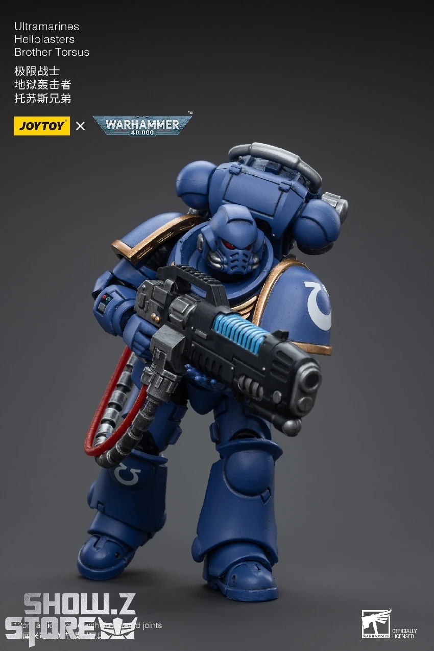 JoyToy Source 1/18 Warhammer 40K Ultramarines Hellblasters Brother Torsus 11 JoyToy Source 1/18 Warhammer 40K Ultramarines Hellblasters Brother Torsus - Image 9