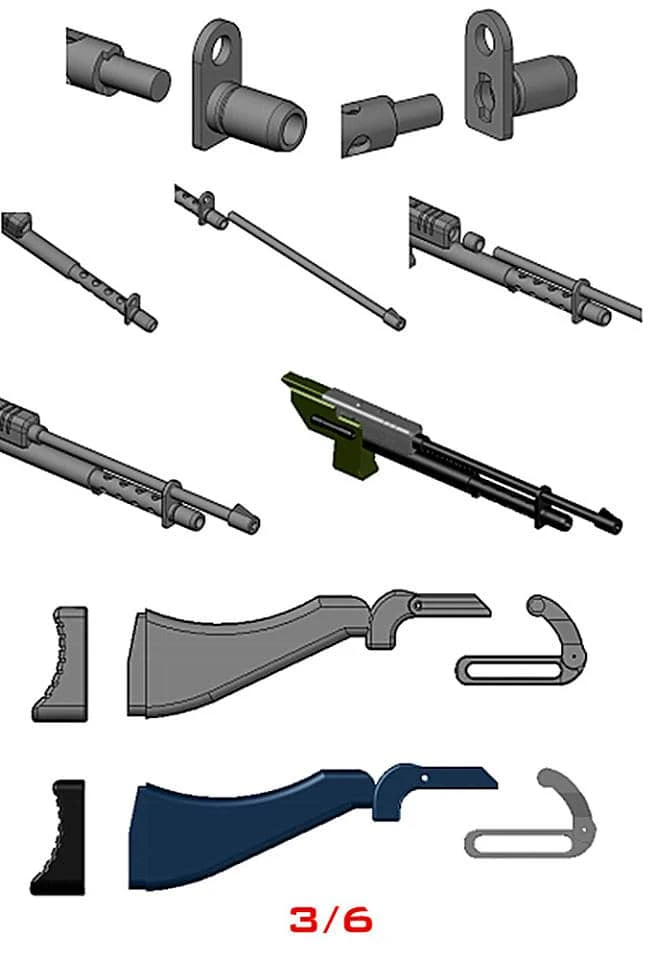 Shockwave Lab SL-31 MP-4 Beast War Dinobot Weapon Upgrade Kit 5 Shockwave Lab SL-31 MP-4 Beast War Dinobot Weapon Upgrade Kit - Image 3