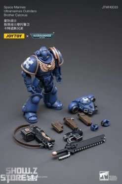 JoyToy Source 1/18 Warhammer 40K Space Marines Ultramarines Outriders Brother Catonus -Prime Collectibles Store 19fea3fb55