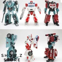 Takara TOMY Deluxe Autobots Warriors Ratchet Kup Perceptor Set Of 3 Asia Exclusive -Prime Collectibles Store 1ab8b3046d