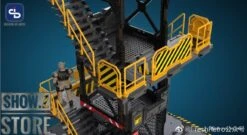 FreshRetro 1/18 1/24 SIB01 Scene In Box Watchtower Model Kit -Prime Collectibles Store 1af75a380b