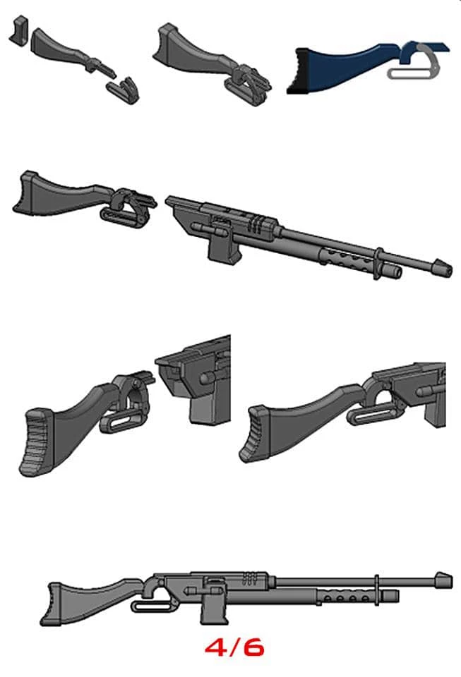 Shockwave Lab SL-31 MP-4 Beast War Dinobot Weapon Upgrade Kit 6 Shockwave Lab SL-31 MP-4 Beast War Dinobot Weapon Upgrade Kit - Image 4