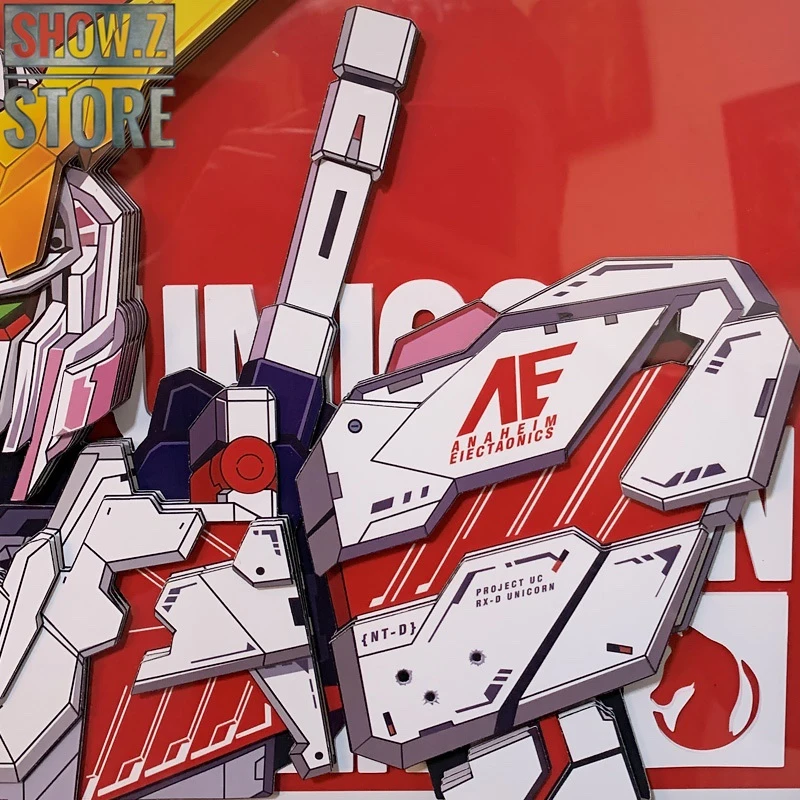 ChenFu Studio RX-0 Unicorn Gundam 3D Wall Art Decoration Picture 6 ChenFu Studio RX-0 Unicorn Gundam 3D Wall Art Decoration Picture - Image 4