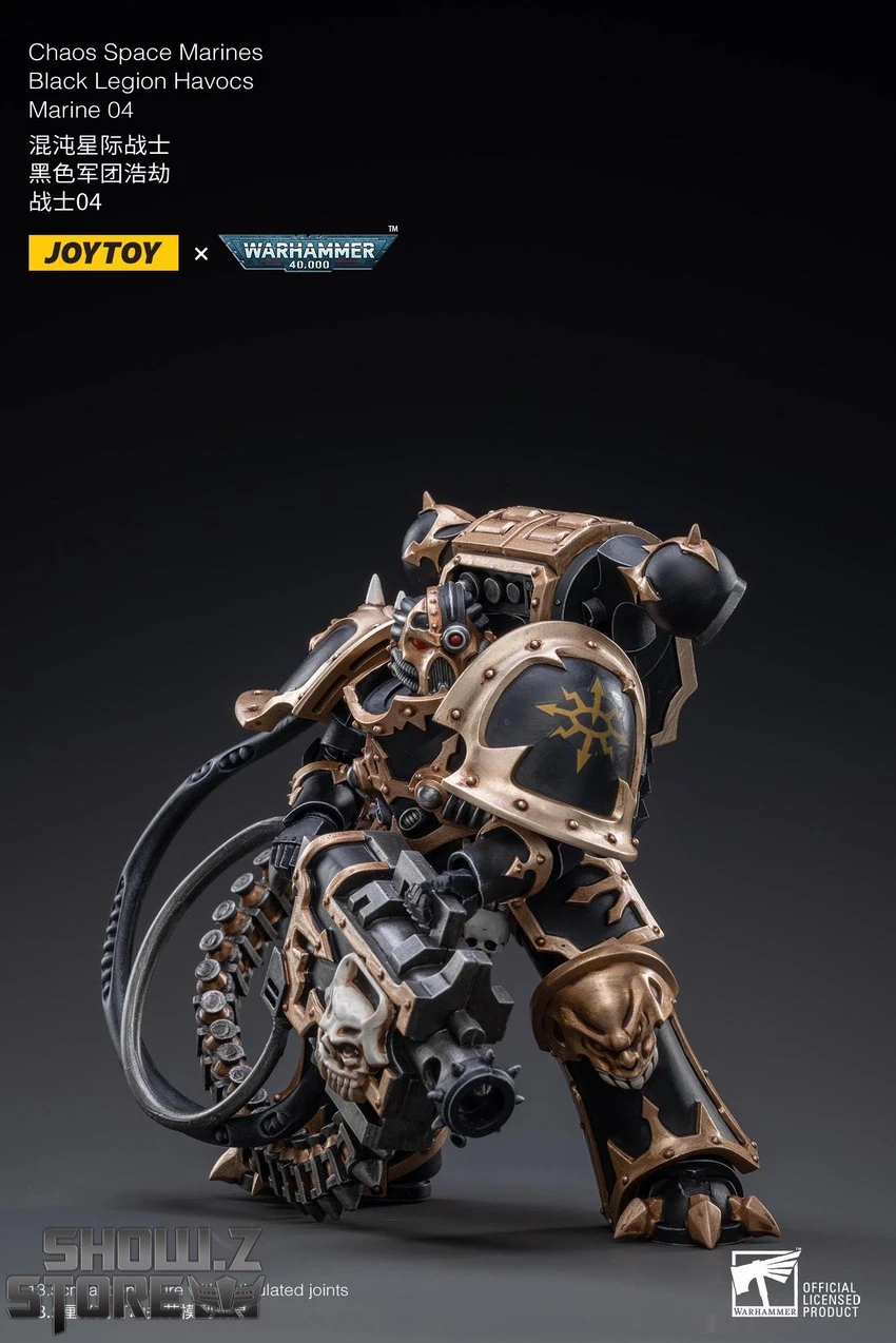 JoyToy Source 1/18 Warhammer 40K Chaos Space Marine Black Legion Havocs Marine 04 8 JoyToy Source 1/18 Warhammer 40K Chaos Space Marine Black Legion Havocs Marine 04 - Image 6