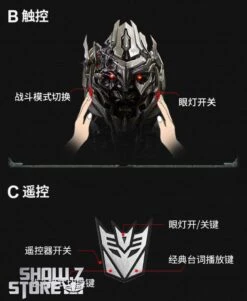 Killerbody 1/1 KB20069-48 Official Licensed Megatron Wearable Helmet W/ Voice Control -Prime Collectibles Store 1c66703bcb