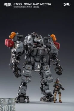 JoyToy Source 1/25 H05 Steel Bone Heavy Firepower Mecha W/ Pilot Gray Version -Prime Collectibles Store 1f5352a2c2