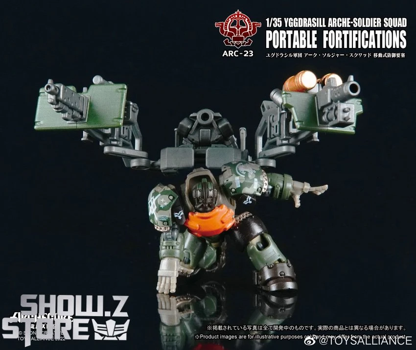 Toys Alliance 1/35 ARC-23 Yggdrasill Arche-Soldier Squad Portable Fortifications 7 Toys Alliance 1/35 ARC-23 Yggdrasill Arche-Soldier Squad Portable Fortifications - Image 5