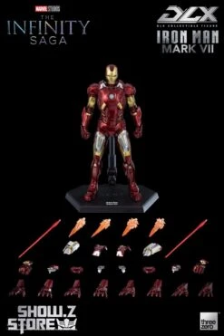 Threezero 1/12 Marvel Studio The Infinity Saga DLX Iron Man Mark 7 -Prime Collectibles Store 257d3455e5