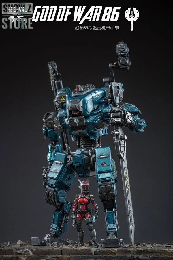 JoyToy Source Acid Rain 1/25 God Of War 86 Medium-Sized Mecha Figure Set Blue Version 8 JoyToy Source Acid Rain 1/25 God Of War 86 Medium-Sized Mecha Figure Set Blue Version - Image 6