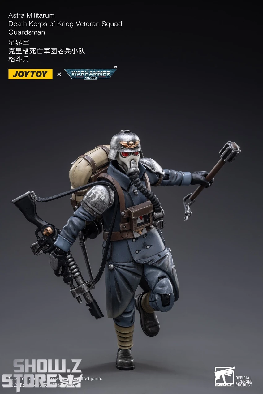 JoyToy Source 1/18 Warhammer 40K Death Korps Of Krieg Veteran Squad Guardsman 5 JoyToy Source 1/18 Warhammer 40K Death Korps Of Krieg Veteran Squad Guardsman - Image 3