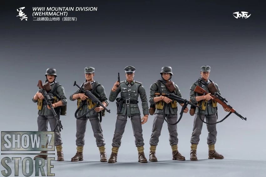 JoyToy Source 1/18 WWII German Wehrmacht Mountain Division Unit Set Of 5 17 JoyToy Source 1/18 WWII German Wehrmacht Mountain Division Unit Set Of 5 - Image 15