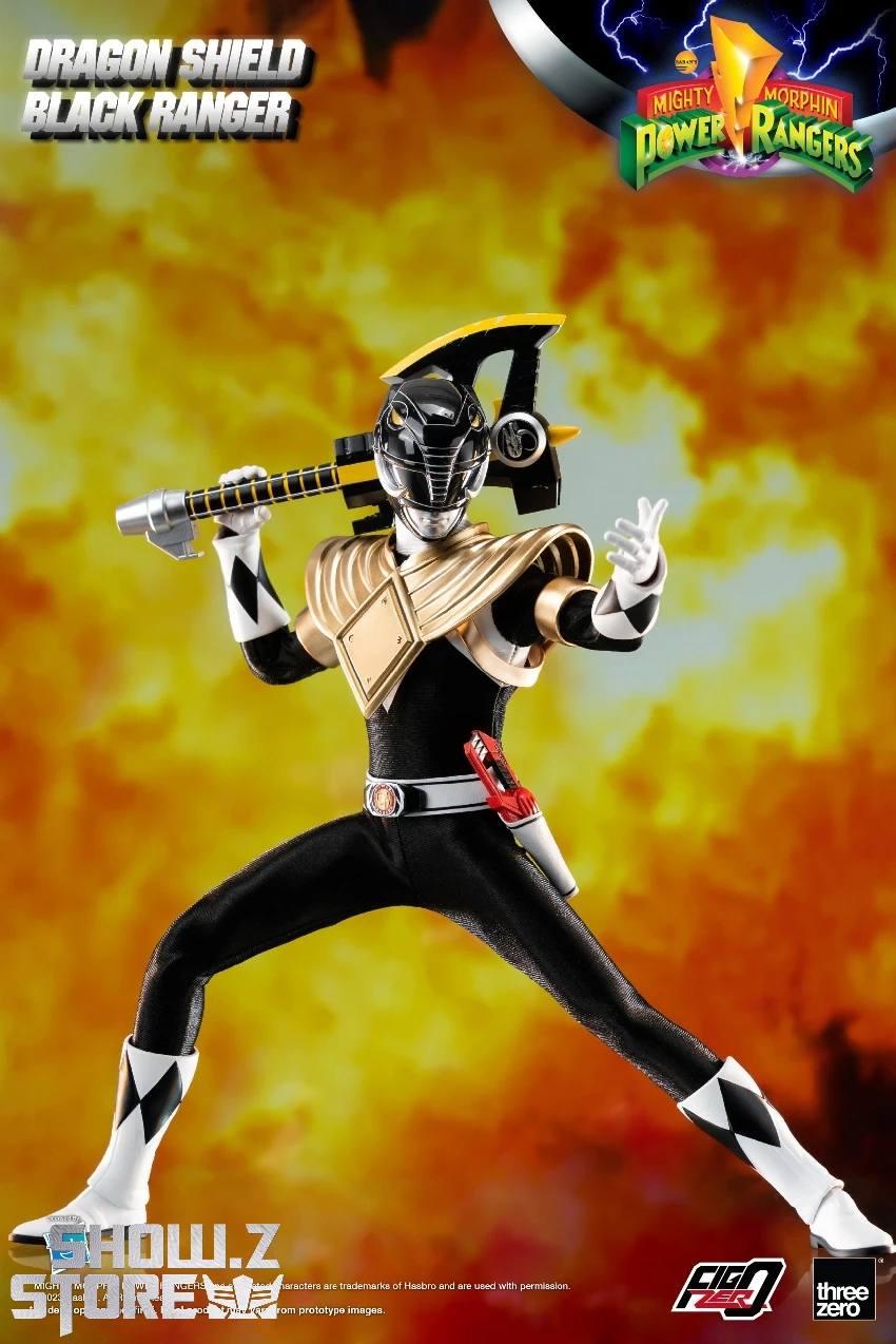 Threezero & Hasbro FigZero 1/6 3Z05910W0 Dragon Shield Black Ranger 19 Threezero & Hasbro FigZero 1/6 3Z05910W0 Dragon Shield Black Ranger - Image 17