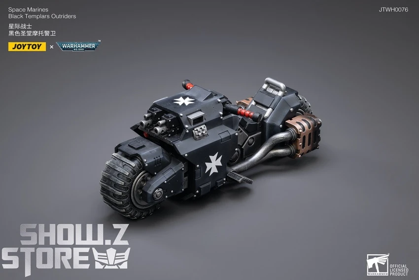 JoyToy Source 1/18 Warhammer 40K Space Marines Black Templars Outriders 7 JoyToy Source 1/18 Warhammer 40K Space Marines Black Templars Outriders - Image 5