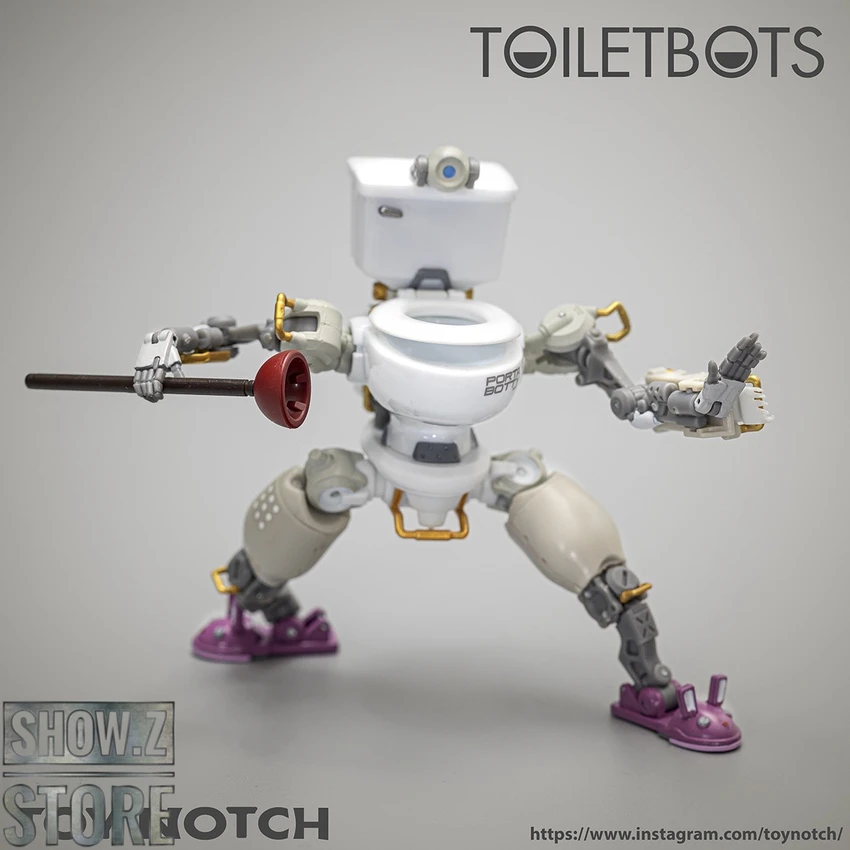 Toy Notch Fun Connection FC-01 Toiletbots Set Of 2 4 Toy Notch Fun Connection FC-01 Toiletbots Set Of 2 - Image 2