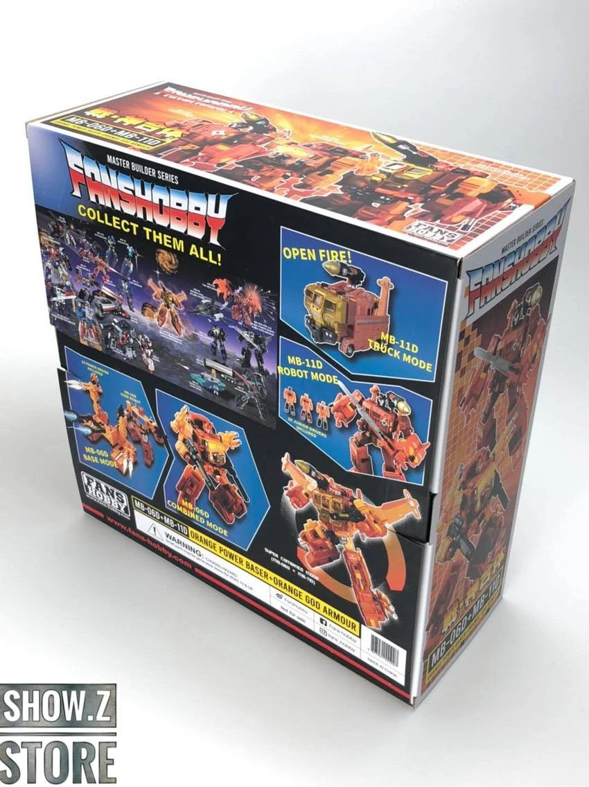 FansHobby MB-06D Power Baser Optimus Prime & MB-11D God Armor God Bomber Orange Version Set Of 2 17 FansHobby MB-06D Power Baser Optimus Prime & MB-11D God Armor God Bomber Orange Version Set Of 2 - Image 15