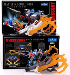 Spark Blaster & Double Hook For LT02 MPM-04 MPM04 Optimus Prime Upgrade Kit Silver & Grey -Prime Collectibles Store 2b5a4ccf95