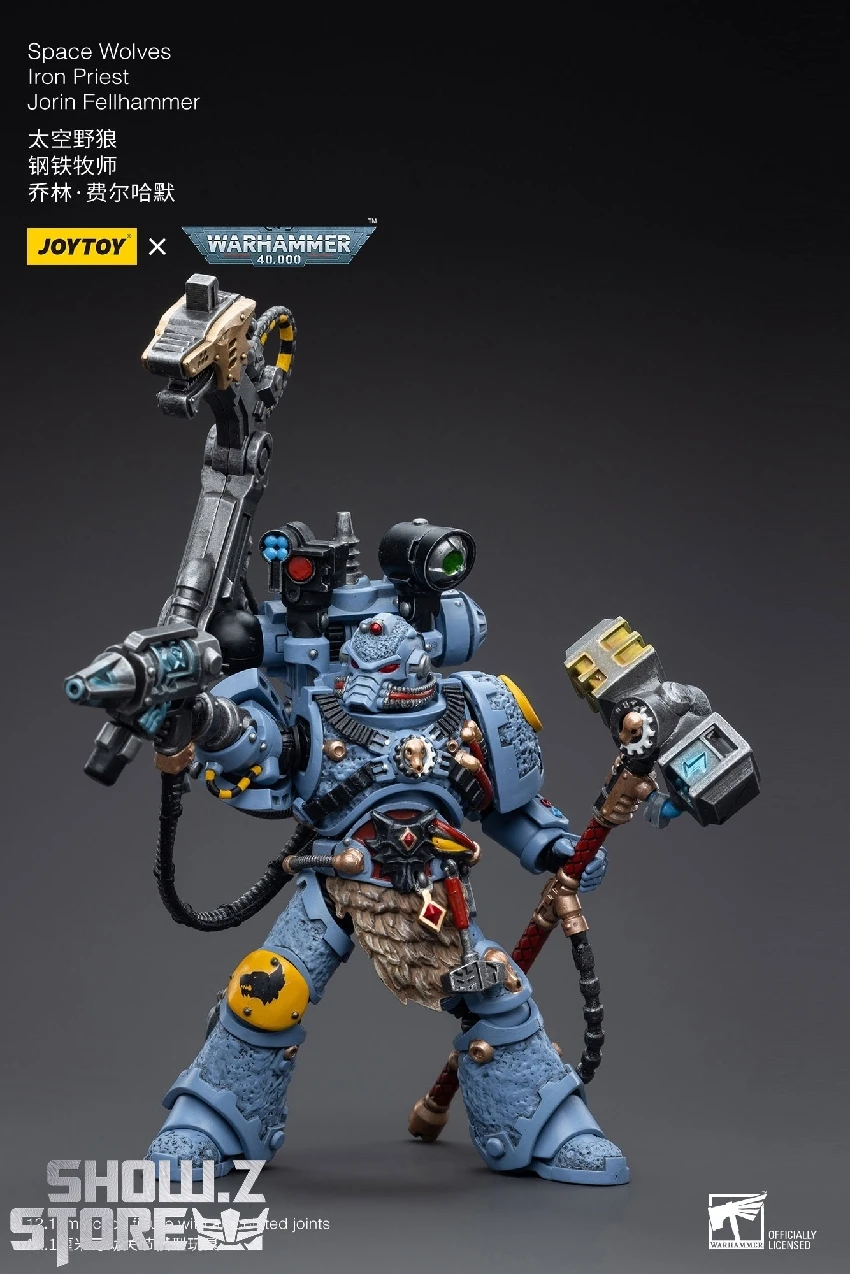 JoyToy Source 1/18 Warhammer 40k Space Wolves Iron Priest Jorin Fellhammer 12 JoyToy Source 1/18 Warhammer 40k Space Wolves Iron Priest Jorin Fellhammer - Image 10
