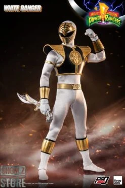 Threezero Studio 1/6 Mighty Morphin Power Rangers White Ranger 13 Threezero Studio 1/6 Mighty Morphin Power Rangers White Ranger -Prime Collectibles Store 2ba4c476fb
