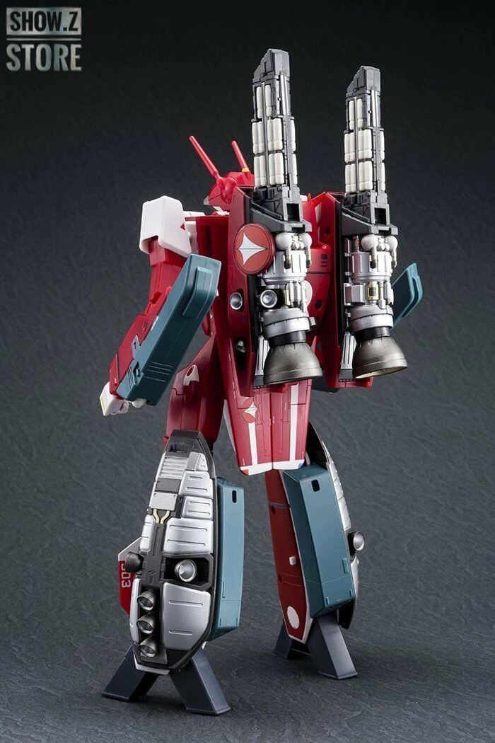 Valkyrie Factory VF 1/60 VF-1J Milia F Jenius Custom Macross Robotech Red Version W/ Super Space Part 4 Valkyrie Factory VF 1/60 VF-1J Milia F Jenius Custom Macross Robotech Red Version W/ Super Space Part - Image 2