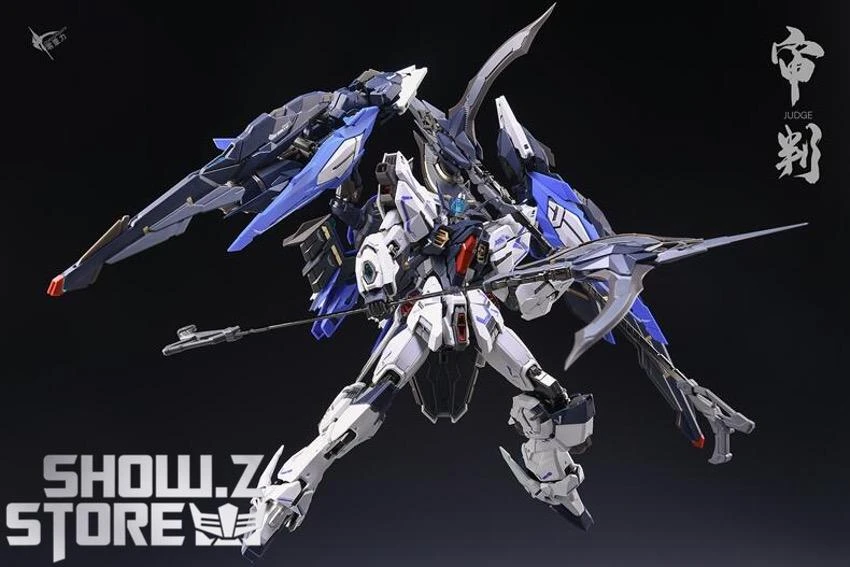 Zero_G Studio 1/100 MG Judge Gundam Model Kit Blue Version 6 Zero_G Studio 1/100 MG Judge Gundam Model Kit Blue Version - Image 4
