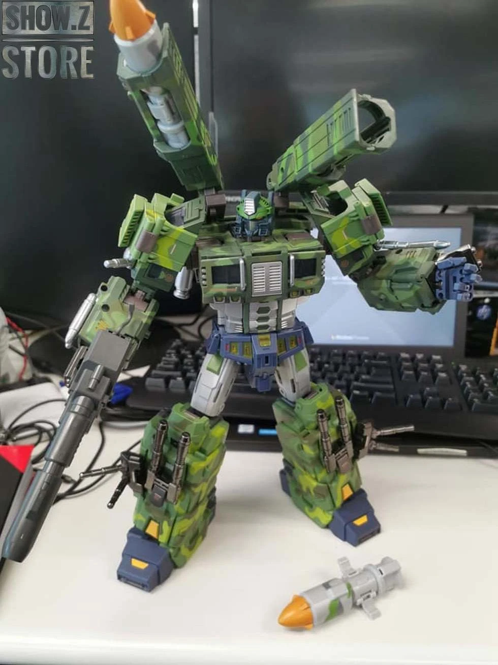 VISUAL Head Sculpt & Missiles Upgrade Kit For TFC STC-01B Supreme Tactical Commander Jungle Version 4 VISUAL Head Sculpt & Missiles Upgrade Kit For TFC STC-01B Supreme Tactical Commander Jungle Version - Image 2