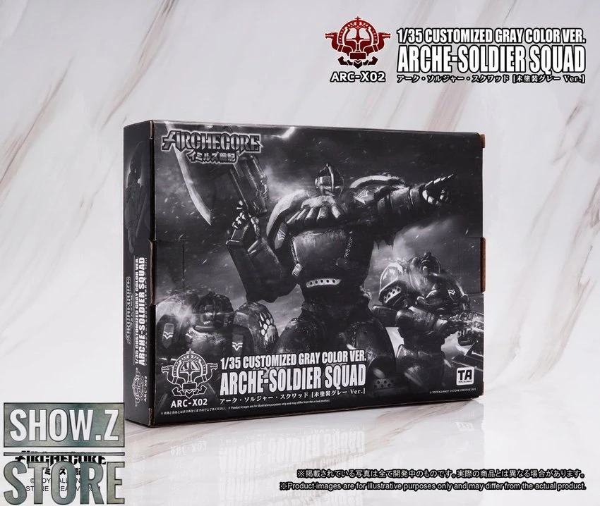 Toys Alliance ARC-X02 Arche-Soldier Squad Limited Gray Color Version 19 Toys Alliance ARC-X02 Arche-Soldier Squad Limited Gray Color Version - Image 17