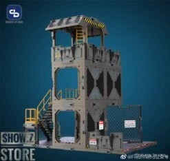 FreshRetro 1/18 1/24 SIB02 Scene In Box Guard Tower Model Kit -Prime Collectibles Store 3091bd5dae