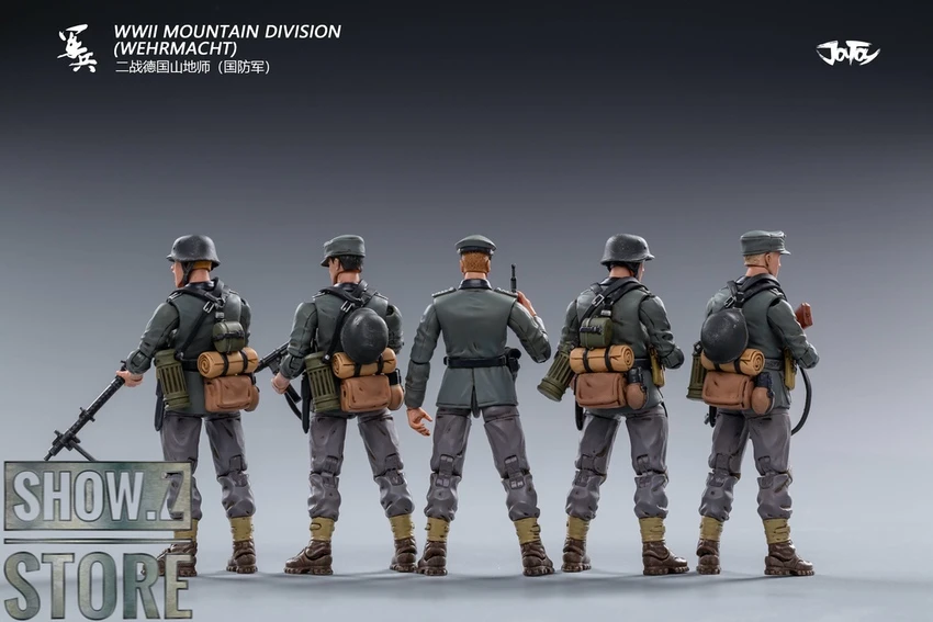 JoyToy Source 1/18 WWII German Wehrmacht Mountain Division Unit Set Of 5 18 JoyToy Source 1/18 WWII German Wehrmacht Mountain Division Unit Set Of 5 - Image 16