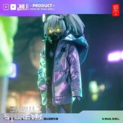 Snail Shell Dazzling Blue & Purple Cloth Coat For 1/10 & 1/12 Mecha Girl -Prime Collectibles Store 33529fda09