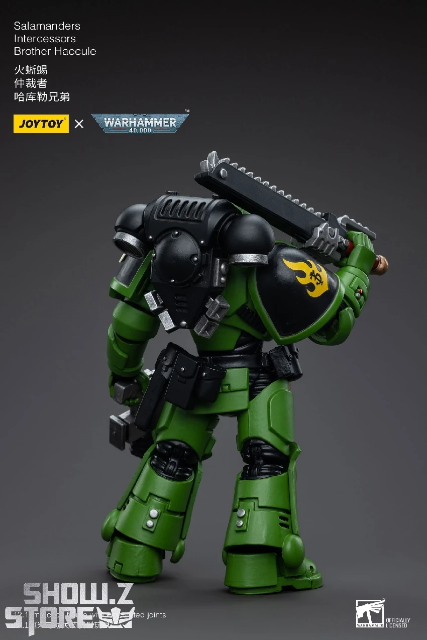 JoyToy Source 1/18 Warhammer 40K Salamanders Intercessors Brother Haecule 9 JoyToy Source 1/18 Warhammer 40K Salamanders Intercessors Brother Haecule - Image 7