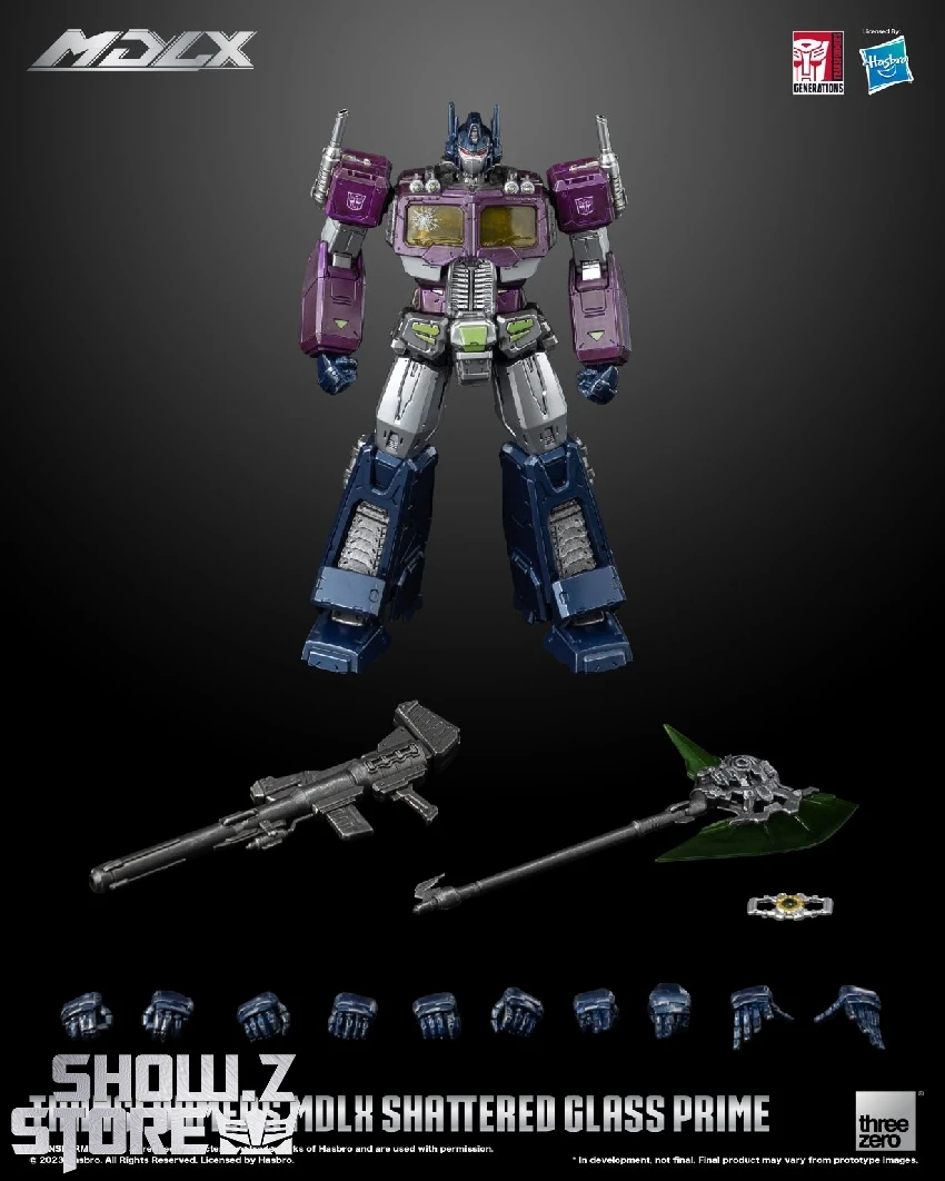 Threezero MDLX Shattered Glass Optimus Prime 3 Threezero MDLX Shattered Glass Optimus Prime