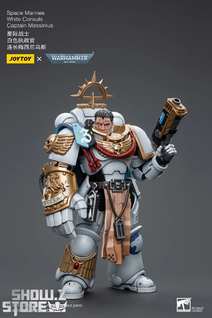JoyToy Source 1/18 Warhammer 40K Space Marines White Consuls Captain Messinius 9 JoyToy Source 1/18 Warhammer 40K Space Marines White Consuls Captain Messinius - Image 7