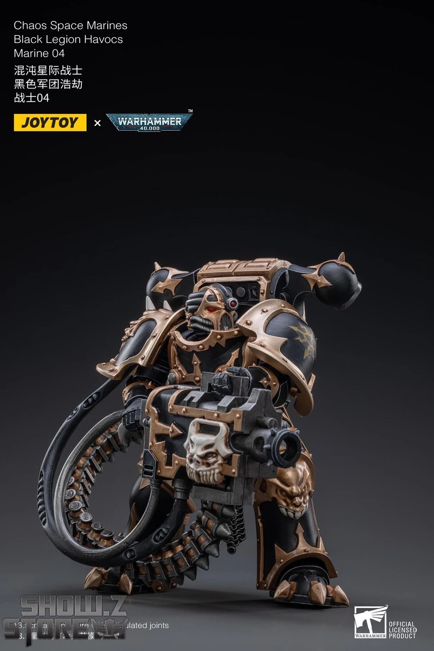JoyToy Source 1/18 Warhammer 40K Chaos Space Marine Black Legion Havocs Marine 04 7 JoyToy Source 1/18 Warhammer 40K Chaos Space Marine Black Legion Havocs Marine 04 - Image 5