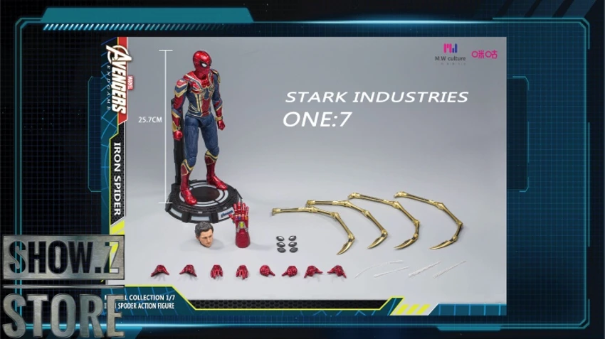 M.W Culture 1/7 Marvel Licensed Avenger Endgame Iron Spider 8 M.W Culture 1/7 Marvel Licensed Avenger Endgame Iron Spider - Image 6