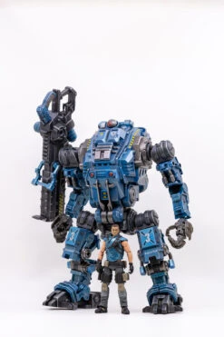 JoyToy Source Acid Rain 1/18 Freeman Machine Armor W/ Pilot Mechas & Soldiers Figure Set Navy Blue Version -Prime Collectibles Store 397c5beac9